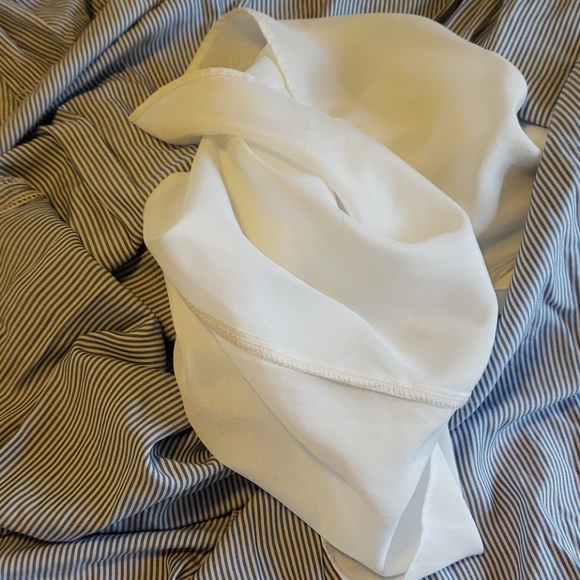 Dress  Pinstriped maxi with side slits - Picture 5 of 9